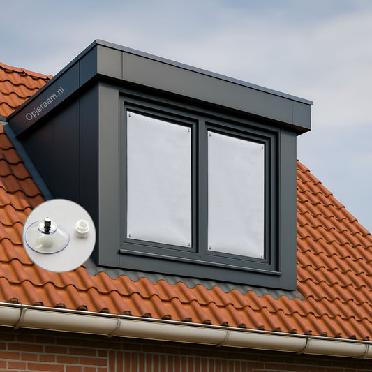 Schaduwdoek met Zuignappen (OP MAAT GEMAAKT)