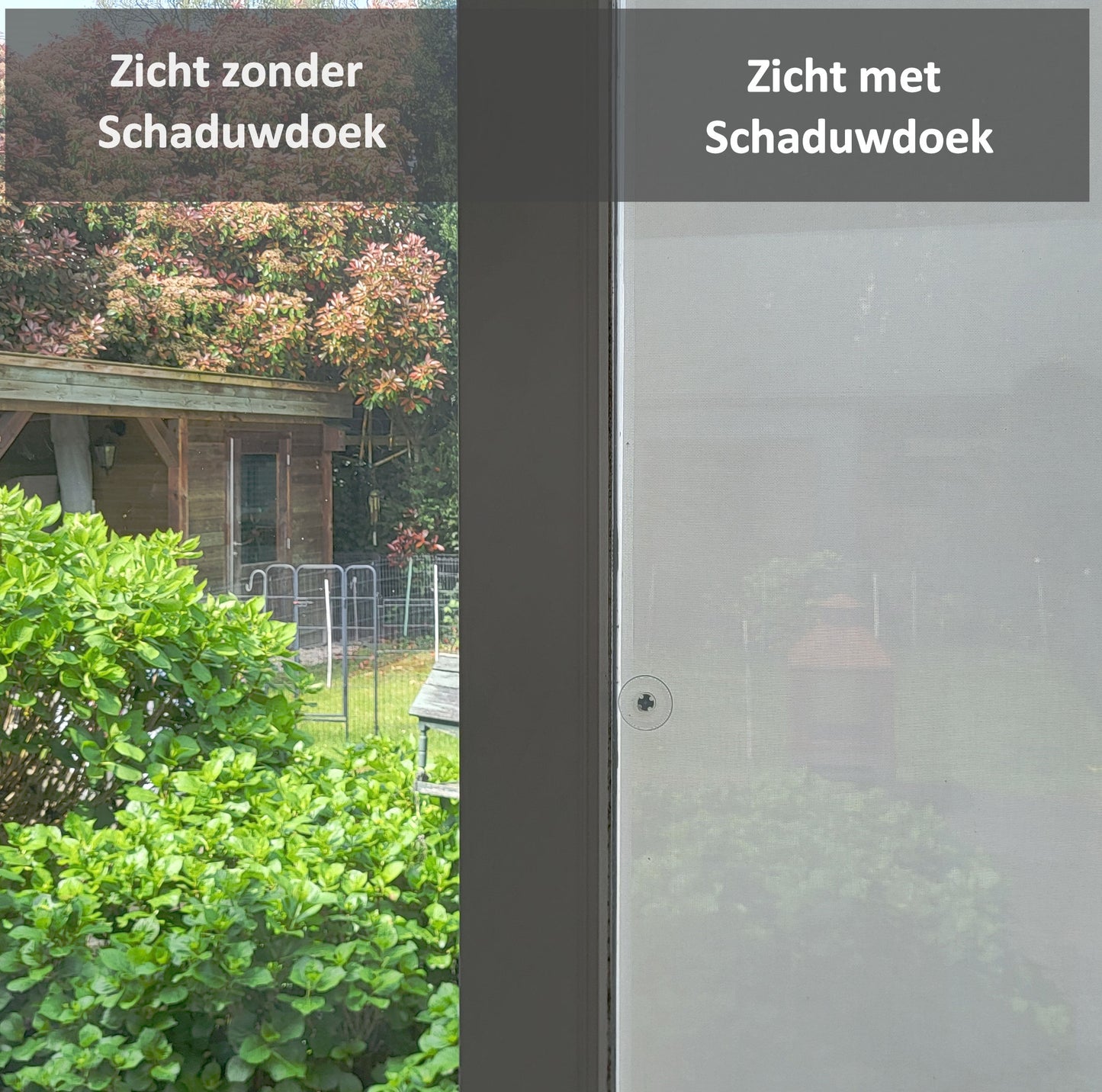 Schaduwdoek met Zuignappen (OP MAAT GEMAAKT)